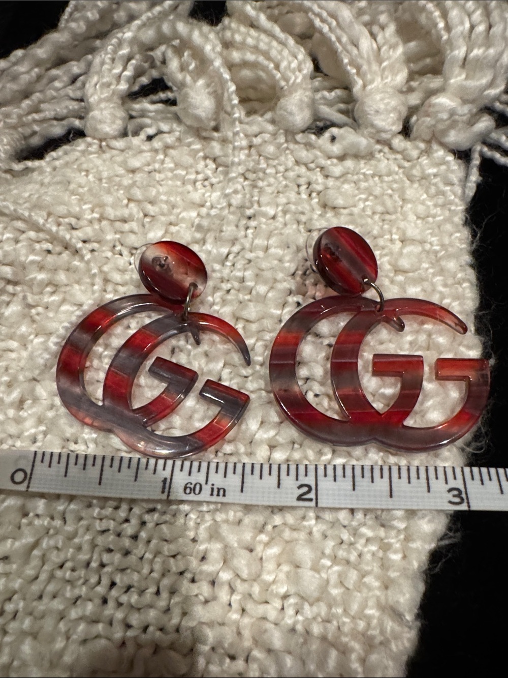 GG interlocking initials Earrings - Picture 4 of 4